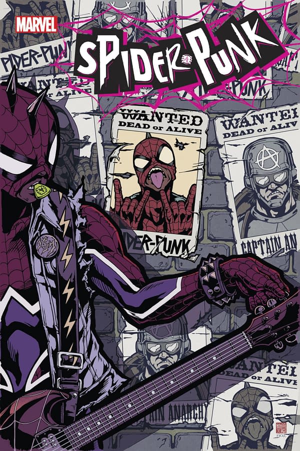 Cover image for SPIDER-PUNK #4 TAKASHI OKAZAKI COVER