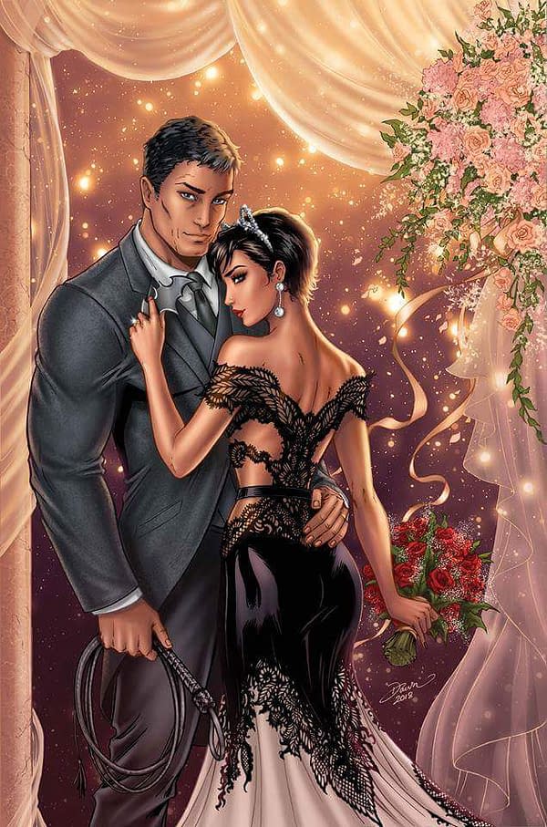 Batman #50 Shades Of Grey in Exclusive Retailer Cover for Yancy Street Comics by Dawn McTeigue