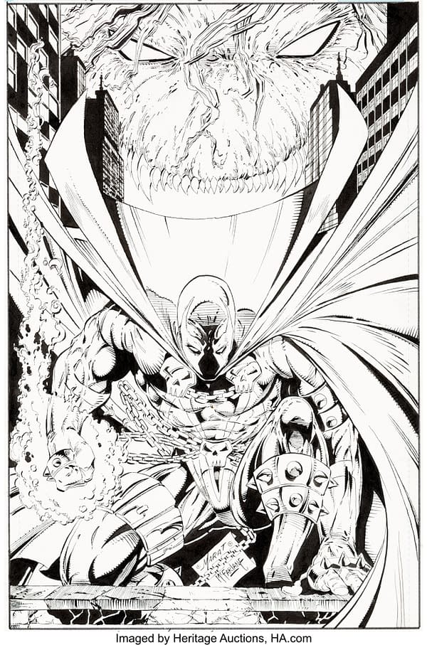 The Earliest Todd McFarlane Spawn Original Art Ever Sold - Just About