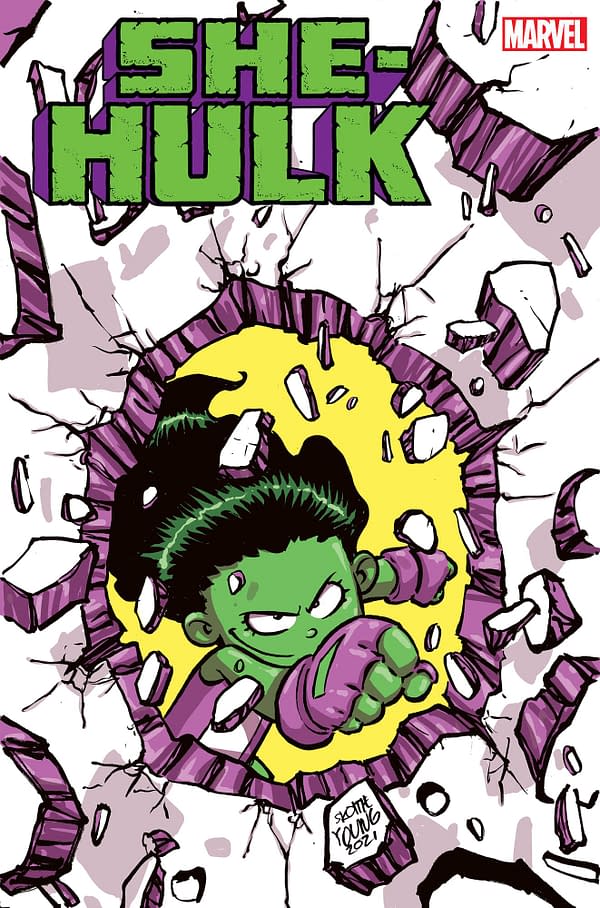Cover image for SHE-HULK 1 YOUNG VARIANT