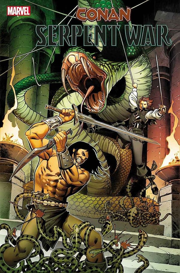 Conan/Moon Knight/Solomon Kane/Dark Agnes Crossover With Serpent War