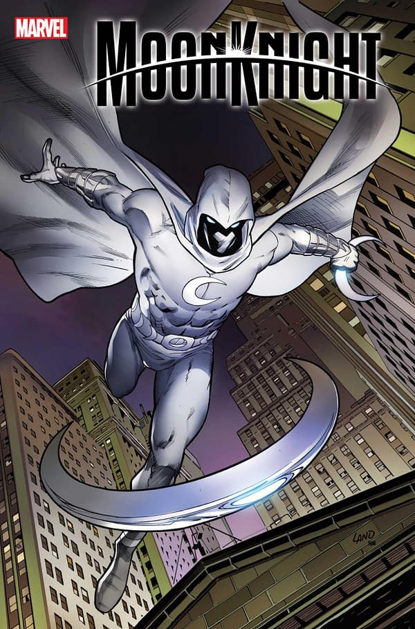 Cover image for MOON KNIGHT 8 LAND VARIANT