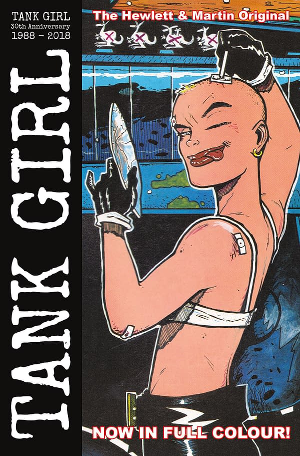 Tank Girl Full Color Classics: 1988-1989 cover by Jamie Hewlett