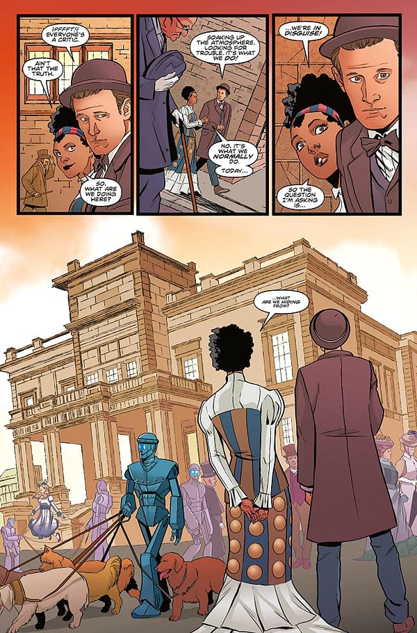 Doctor Who: The Road to the Thirteenth Doctor- The Eleventh Doctor #1 art by Pasquale Qualano and Dijjo Lima