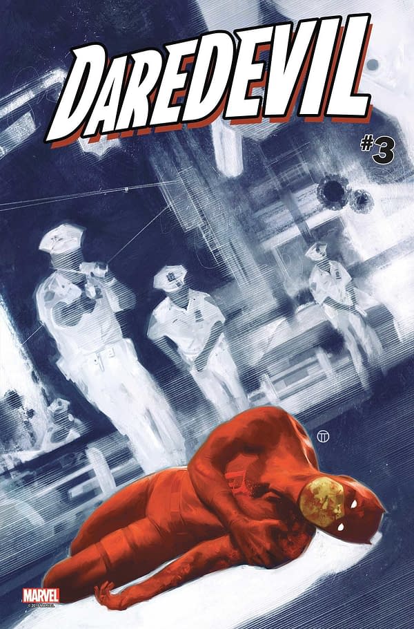 Daredevil Gunned Down by Police on Daredevil #3 Cover?