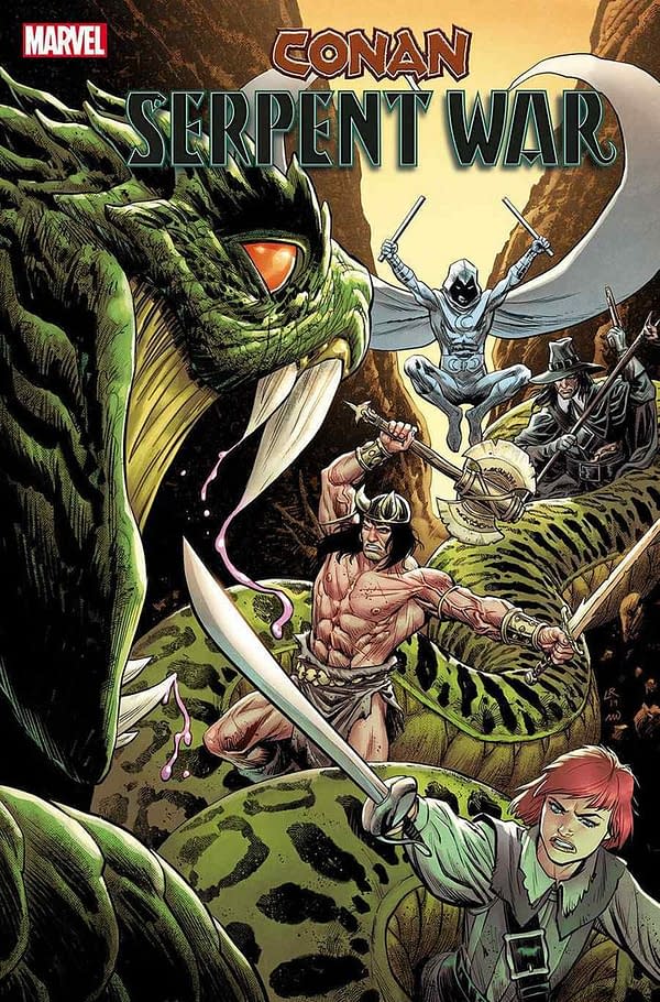 Conan/Moon Knight/Solomon Kane/Dark Agnes Crossover With Serpent War