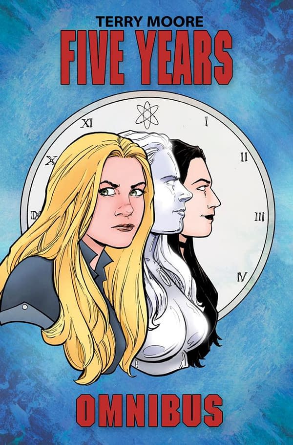 Terry Moore's limited edition Five Years omnibus cover. Credit: Abstract Studio.