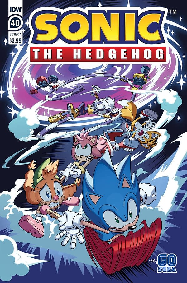 Cover image for SONIC THE HEDGEHOG #40 CVR A TRACY YARDLEY