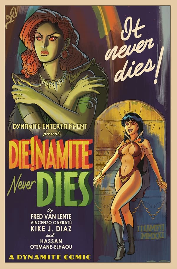 Die!Namite Never Dies Continues Dynamite Comics Zombie Crossover