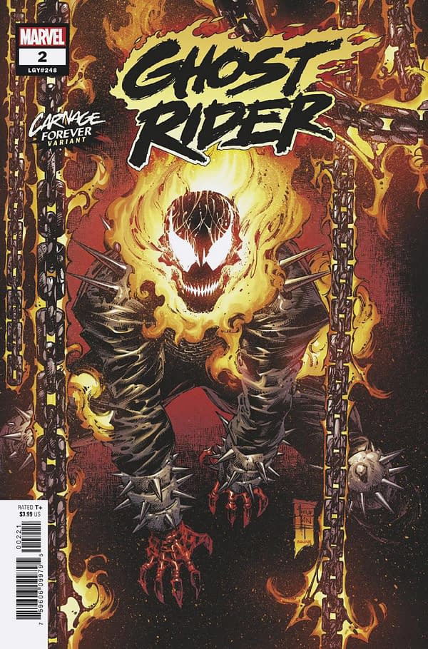 Cover image for GHOST RIDER 2 TAN CARNAGE FOREVER VARIANT