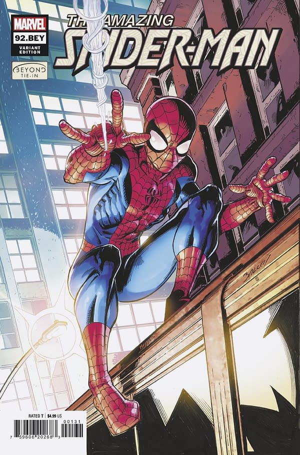 Cover image for AMAZING SPIDER-MAN 92.BEY BAGLEY VARIANT