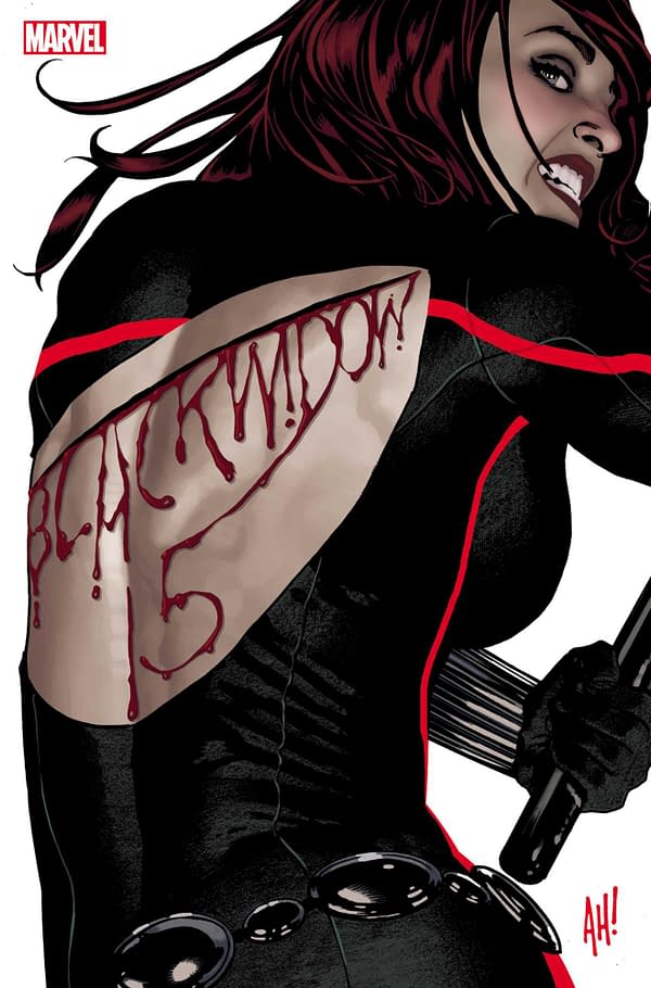 Cover image for BLACK WIDOW #15 ADAM HUGHES COVER