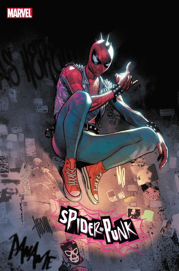 Cover image for SPIDER-PUNK #1 OLIVIER COIPEL COVER