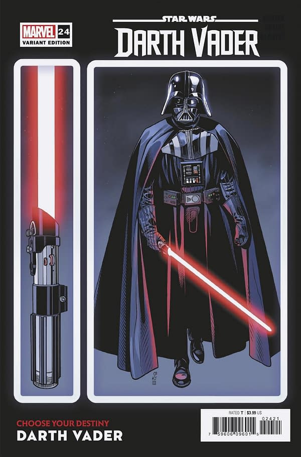 Cover image for STAR WARS: DARTH VADER 24 SPROUSE CHOOSE YOUR DESTINY VARIANT