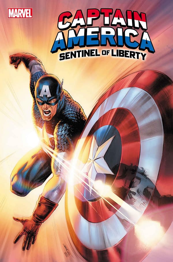 Cover image for CAPTAIN AMERICA: SENTINEL OF FREEDOM #1 CARMEN CARNERO COVER