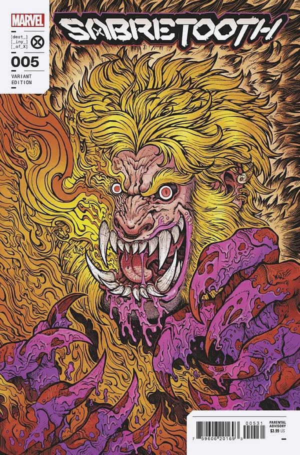 Cover image for SABRETOOTH 5 WOLF VARIANT