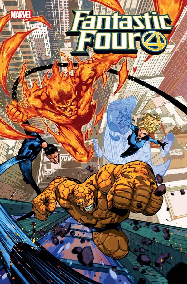 Cover image for FANTASTIC FOUR 45 MANNA VARIANT