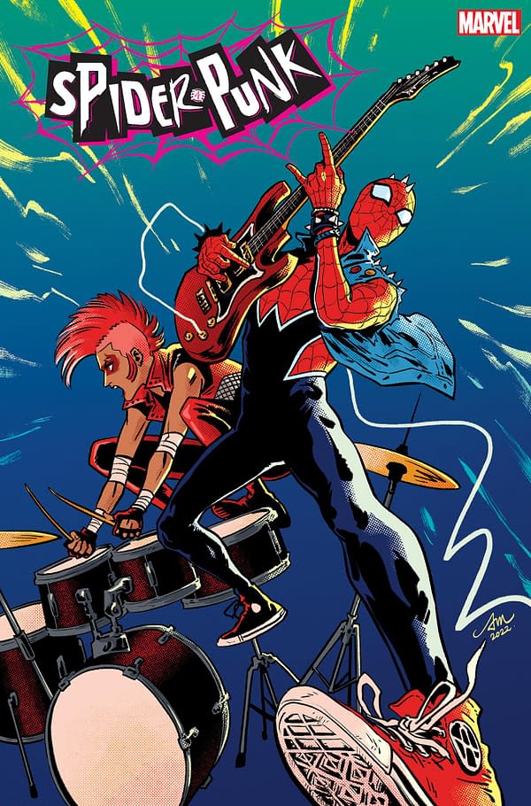 Cover image for SPIDER-PUNK 3 MOK VARIANT