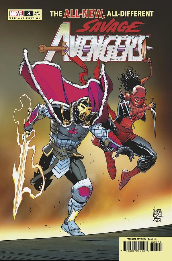 Cover image for SAVAGE AVENGERS 3 CAMUNCOLI TEASER VARIANT