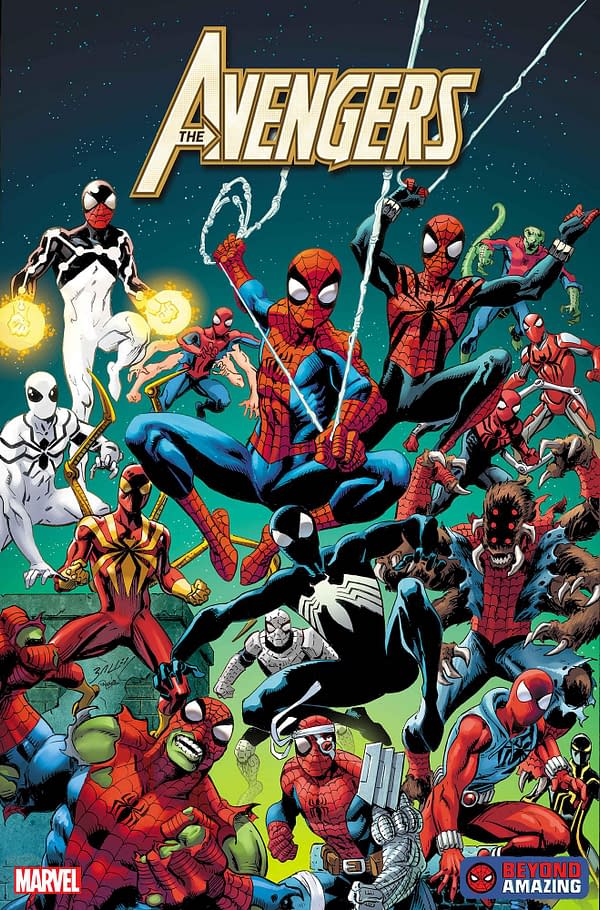 Cover image for AVENGERS 59 BAGLEY BEYOND AMAZING SPIDER-MAN VARIANT