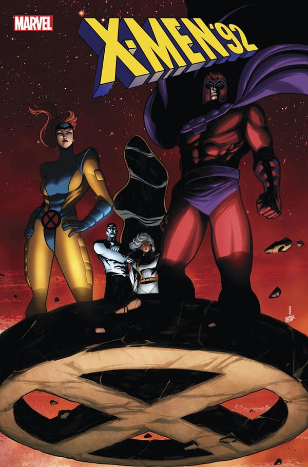 Cover image for X-MEN '92: HOUSE OF XCII #4 DAVID BALDEON COVER