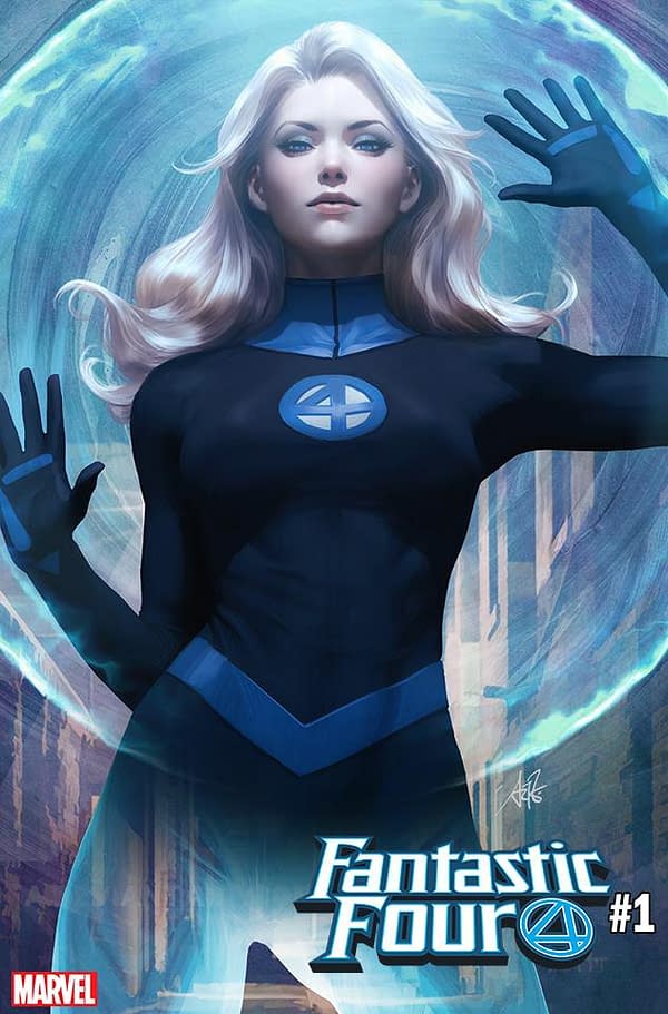 Artgerm S Invisible Woman Mr Fantastic Covers For Fantastic Four 1