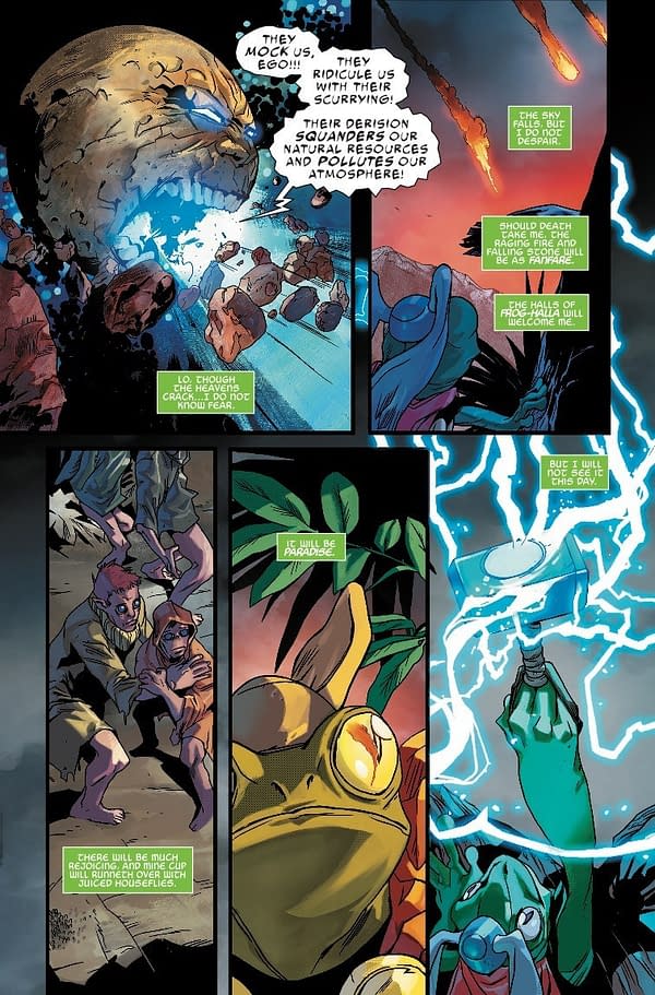 Ego the Living Planet Fights Climate Change in Asgardians of the Galaxy #7