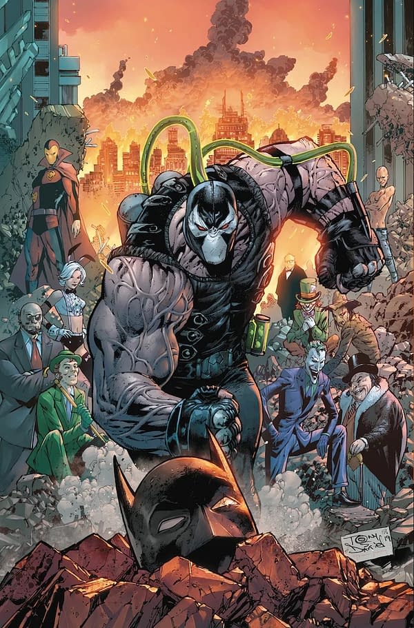 City Of Bane Begins in July From Tom King and Tony S Daniel, Gets a Variant Card Stock Cover...