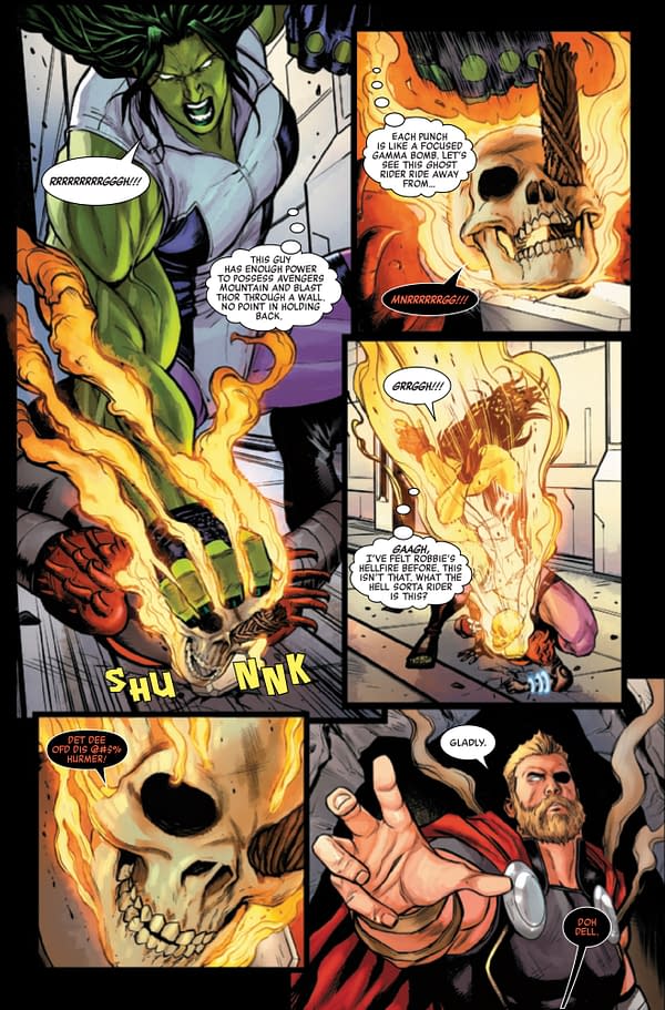 Can Cosmic Ghost Rider Lift Thor S Hammer Avengers 24 Preview