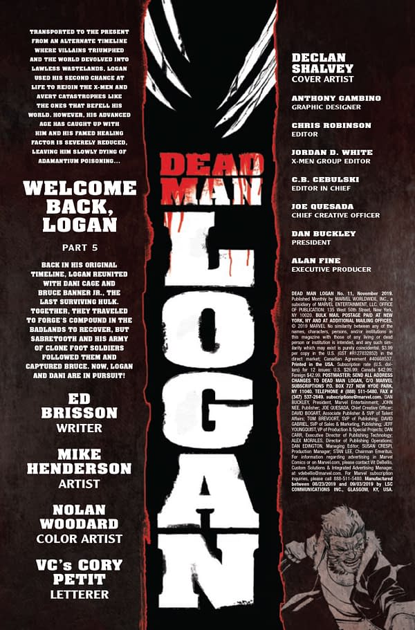 Dead Man Logan #11 [Preview]