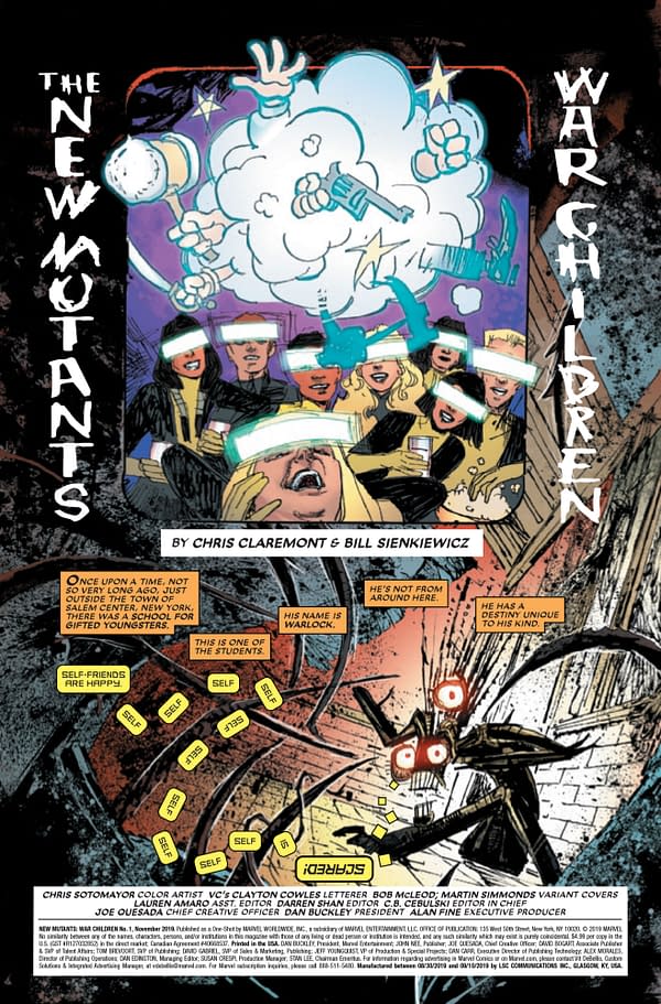 New Mutants: War Children #1 [Preview]