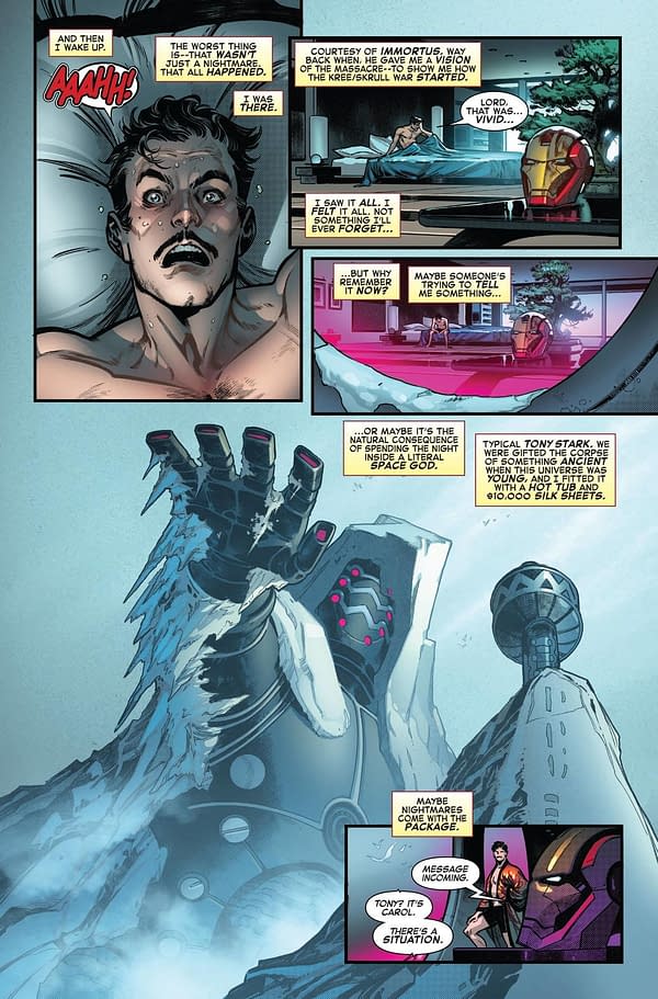 Empyre: Avengers #0 Preview Page from Marvel Comics.