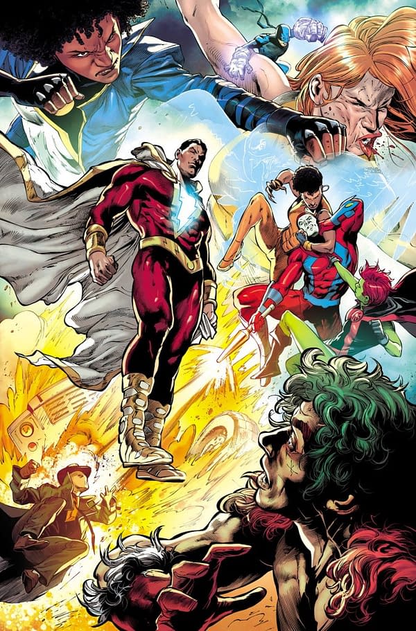 Preview: Flash , Shazam, Teen Titans Crossover For DC 5G Future State #flash #shazam #captainmarvel #teentitans #redx