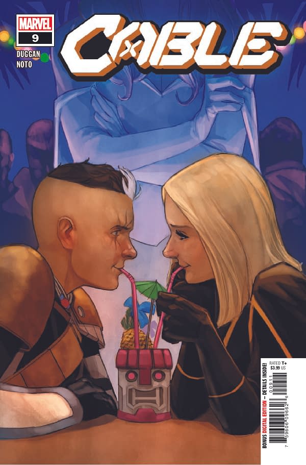 The Phil Noto cover to Cable #9 by Gerry Duggan and Phil Noto, in stores from Marvel Comics on Wednesday, March 24th, 2021