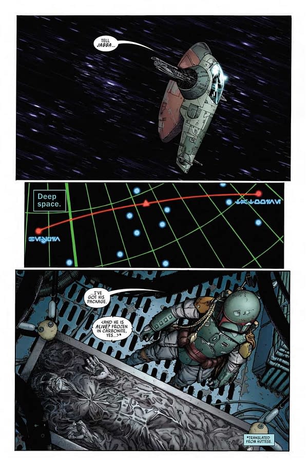 Interior preview page from STAR WARS WAR BOUNTY HUNTERS ALPHA #1