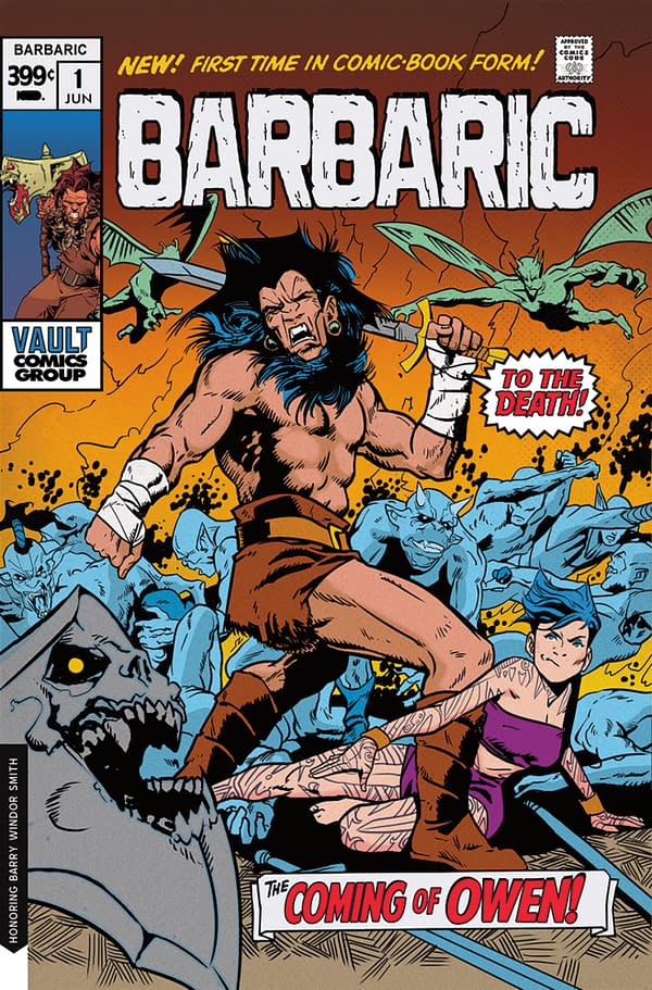Barbaric #1 Is Vault's Most-Ordered Comic Yet At 35,000 Copies