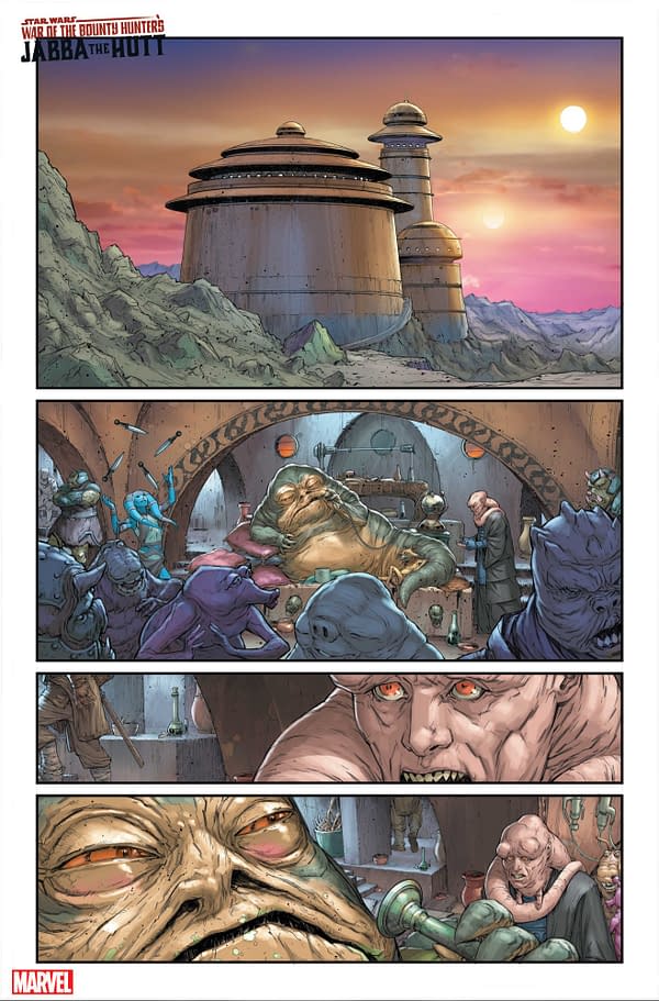 Nee Star Wars Bounty Hunter Deva Lompop Debuts In Jabba The Hutt Comic