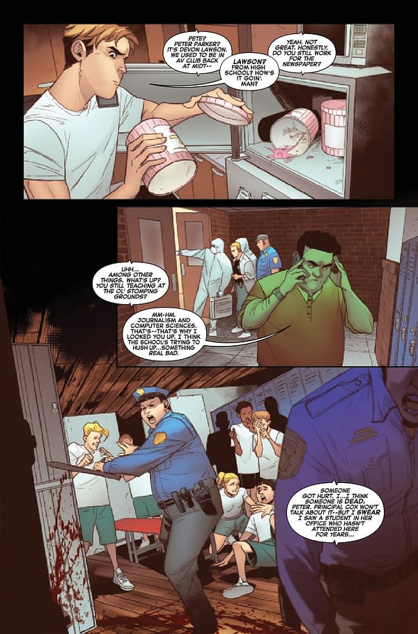 Interior preview page from AMAZING SPIDER-MAN ANNUAL #2 INFD