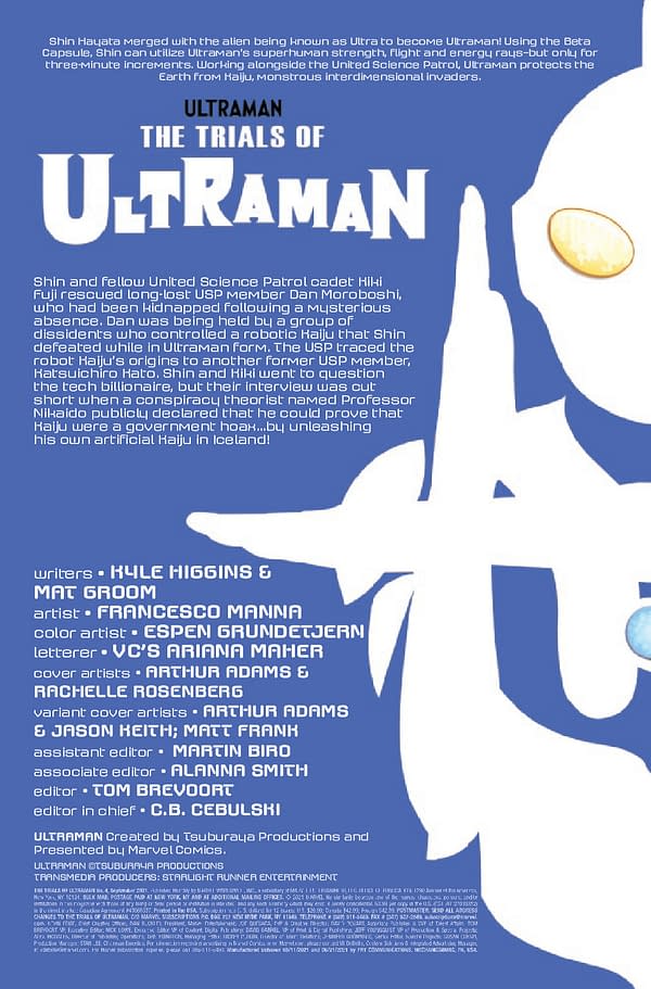 Interior preview page from TRIALS OF ULTRAMAN #4 (OF 5)