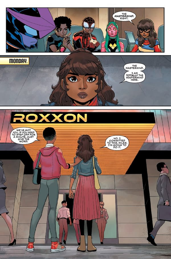 Interior preview page from CHAMPIONS #8