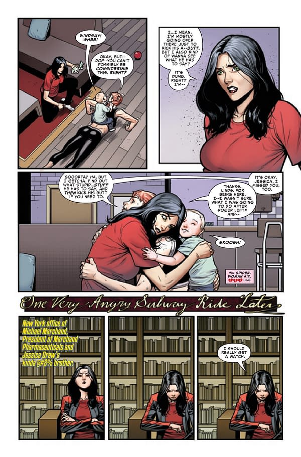 Interior preview page from SPIDER-WOMAN #14
