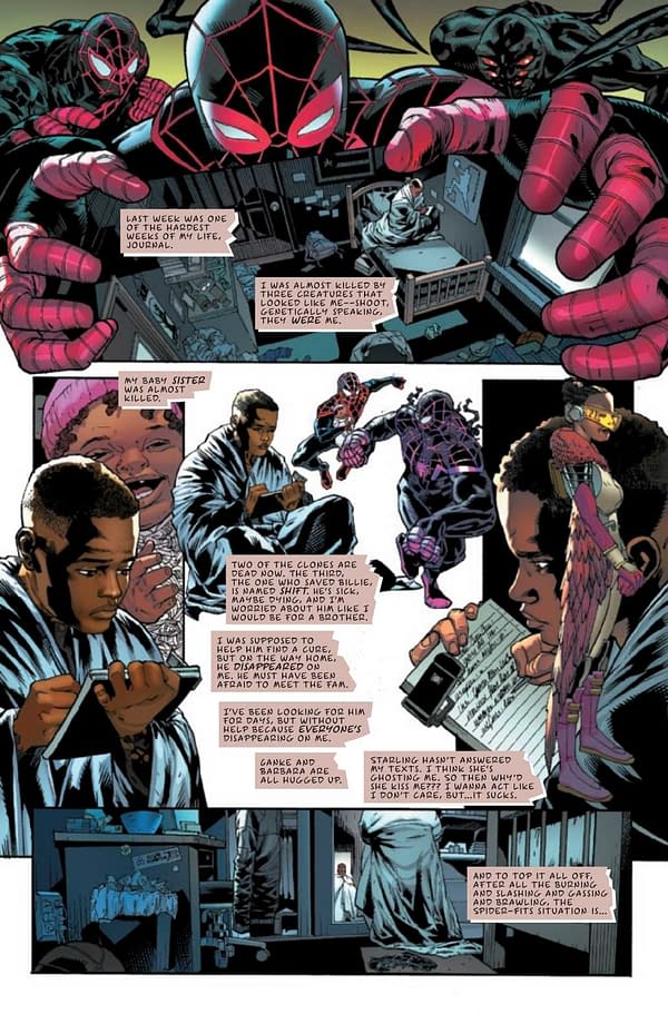 Interior preview page from MILES MORALES SPIDER-MAN #29