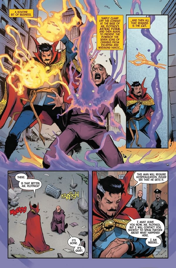 Interior preview page from DEATH OF DOCTOR STRANGE #1 (OF 5)