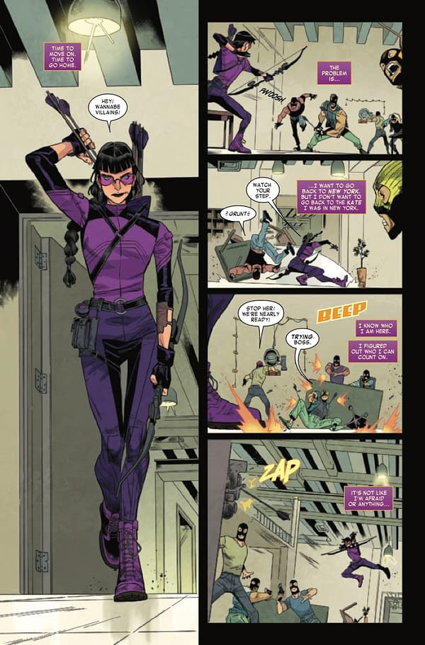 Preview page from Hawkeye: Kate Bishop #1