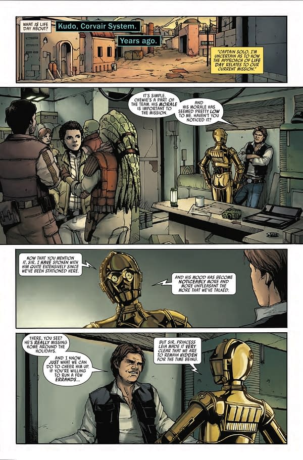 Preview page from Star Wars: Life Day #1