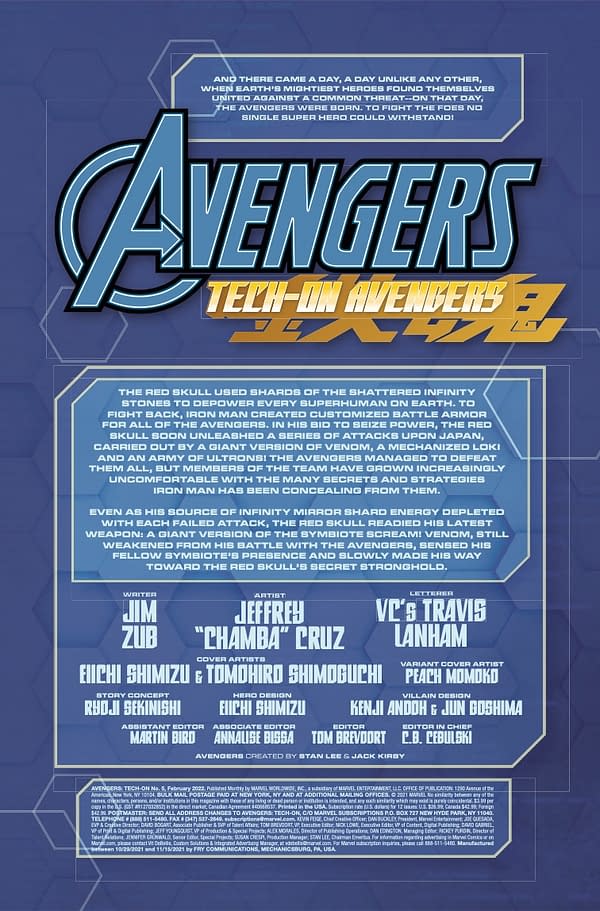 Interior preview page from Avengers: Tech-On #5