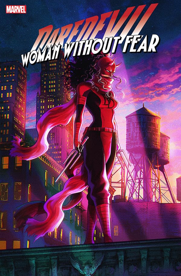 Cover image for DAREDEVIL: WOMAN WITHOUT FEAR 1 BARTEL VARIANT [1:50]
