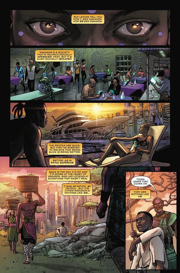Interior preview page from Black Panther #3