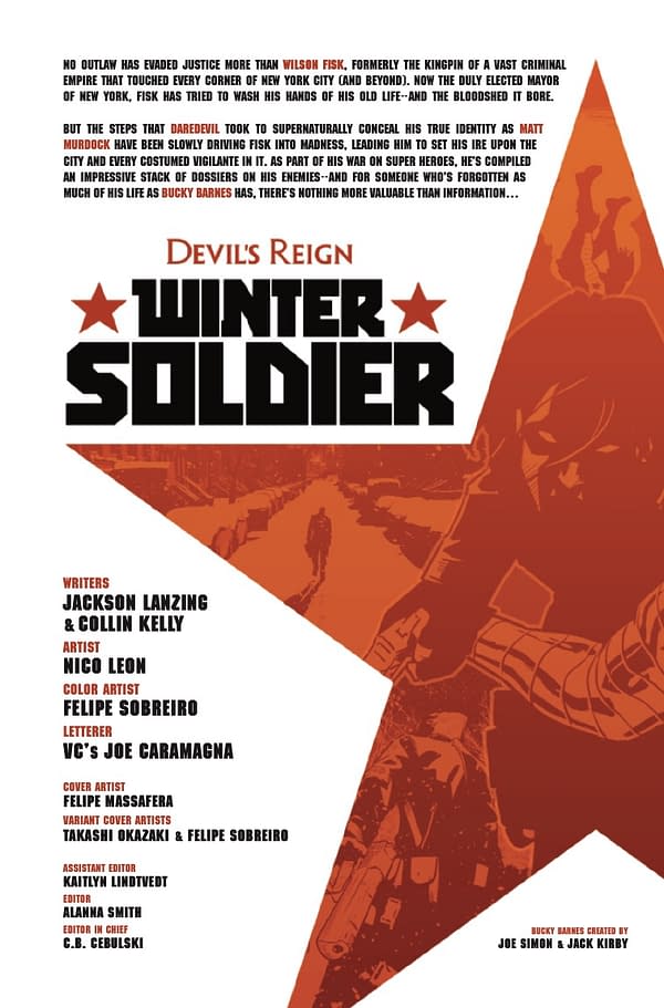 Interior preview page from Devil's Reign: Winter Soldier #1