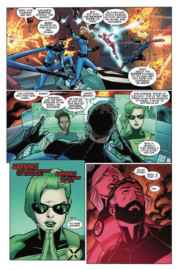 Interior preview page from Fantastic Four: Reckoning War Alpha #1